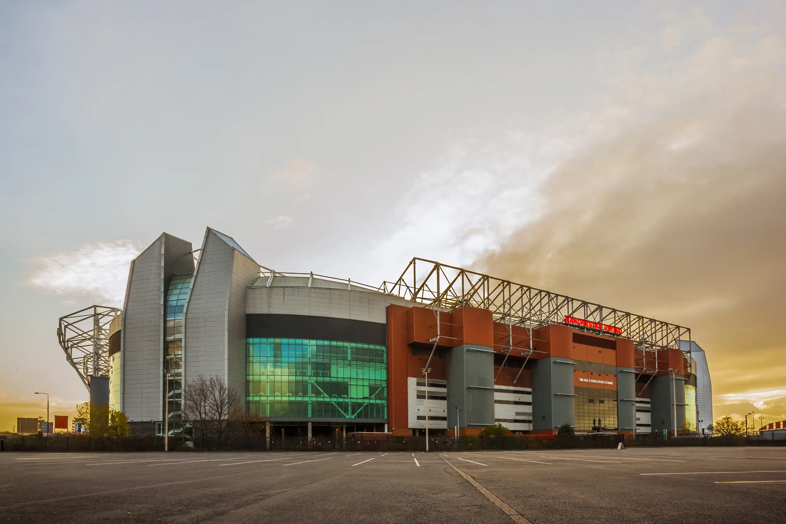 Home of Manchester United, Old Trafford Manchester Landscapes Architecture