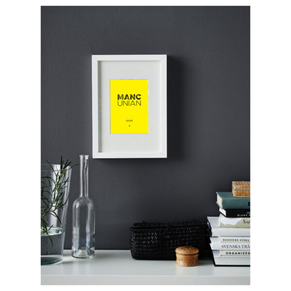 Mini Mancunian Born and Bred Framed Print Poster Art and Gift Ideas Born and Bred 3