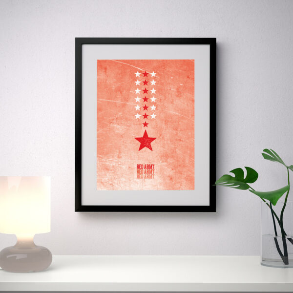 Manchester United, Red Army Print Poster Art and Gift Ideas Artwork 3