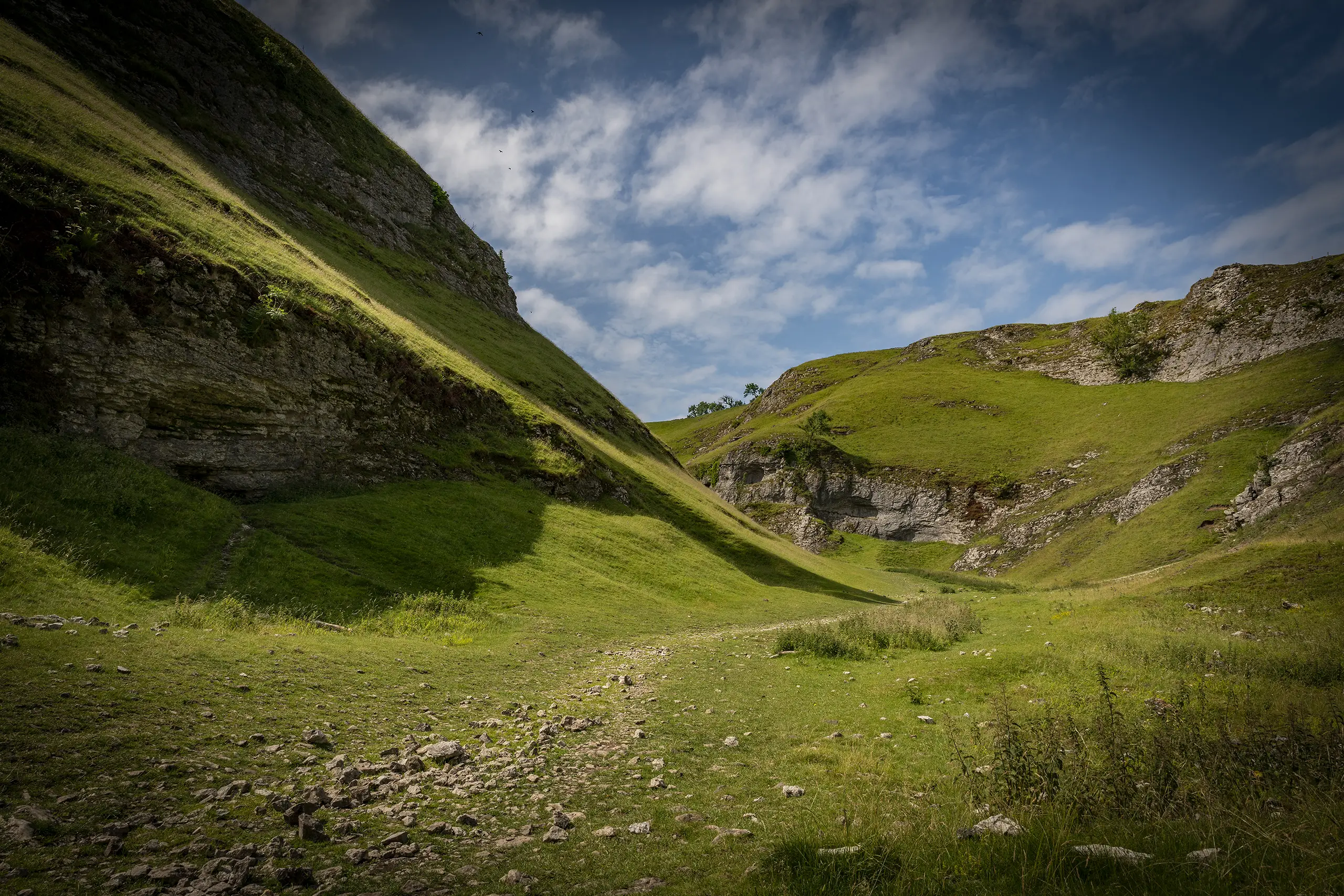 View looking Cave Dale