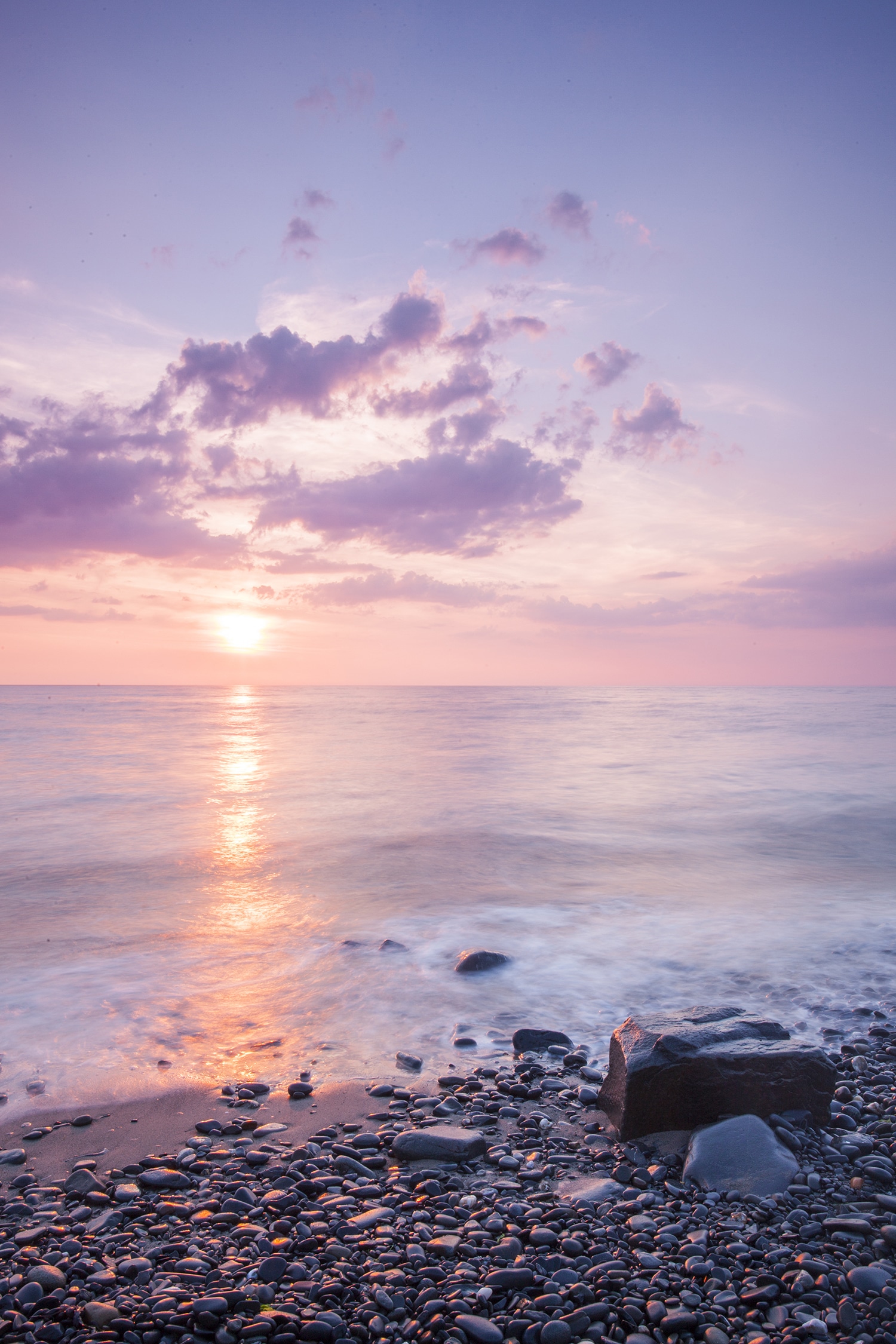 Aberaeron Sunset Wales Coastal Landscapes Coastal