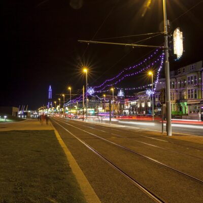 Blackpool Illuminations, Colour Photo Coastal Landscapes Blackpool Tower