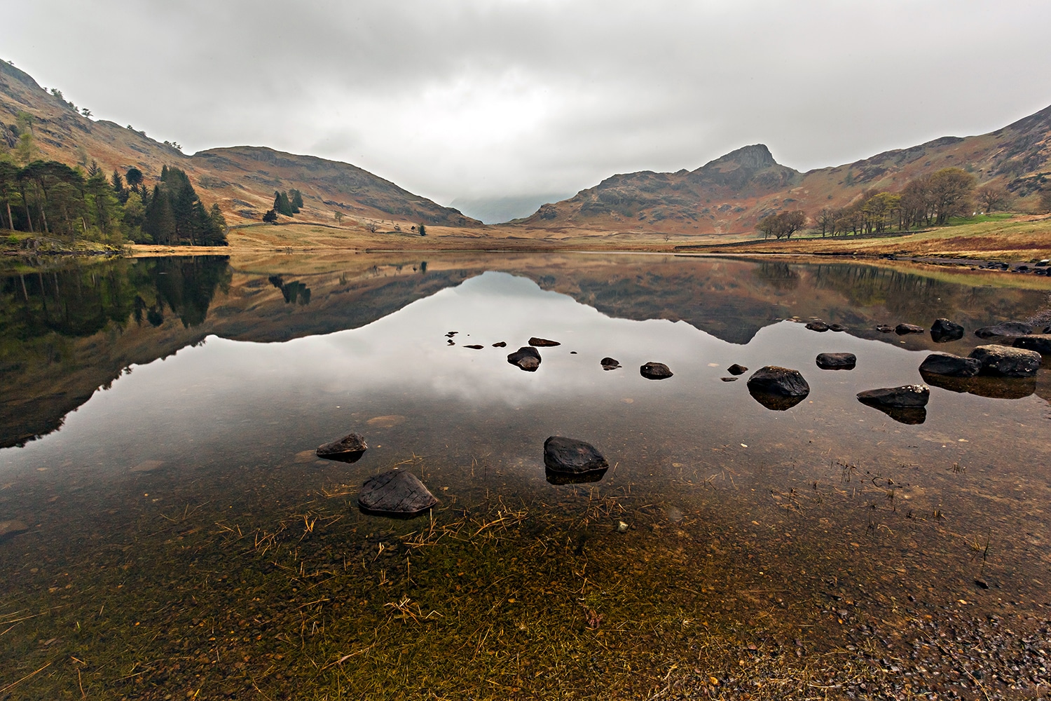 Blea Tarn, Langdale Fine Art Print Lake District Landscapes Autumn