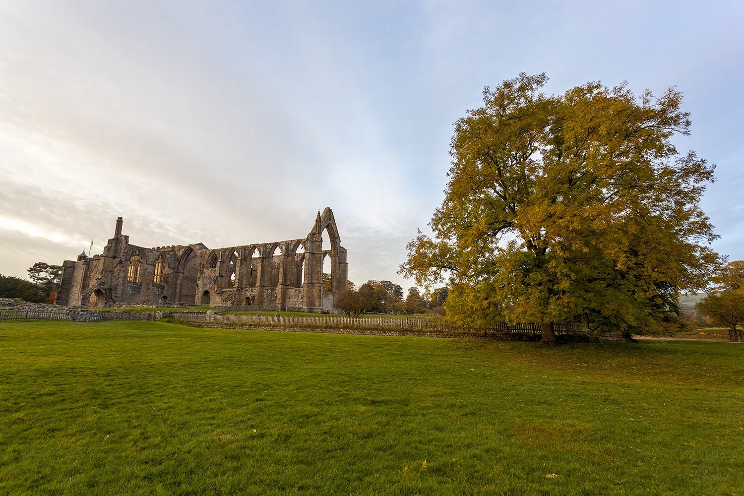 Bolton Abbey Sunset Yorkshire Yorkshire Landscapes Architecture