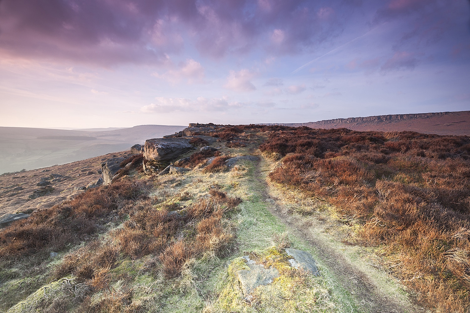 Carhead Rocks & Stanage Edge Peak District Landscapes Carhead Rocks