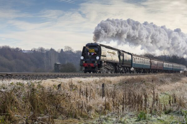 City Of Wells Steam Engine Colour Print Landscapes Photography Colour Photo 2