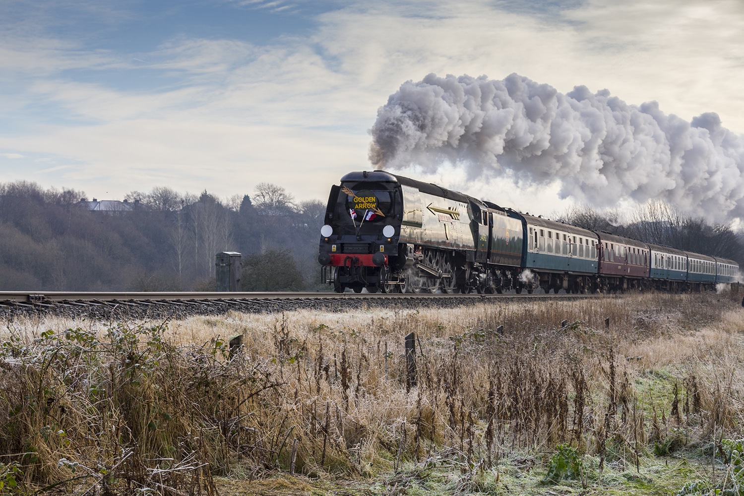 City Of Wells Steam Engine Colour Print Landscapes Photography Colour Photo