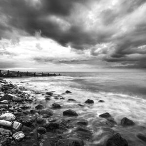 Coastal Storm, a black and white print Coastal Landscapes Black&White