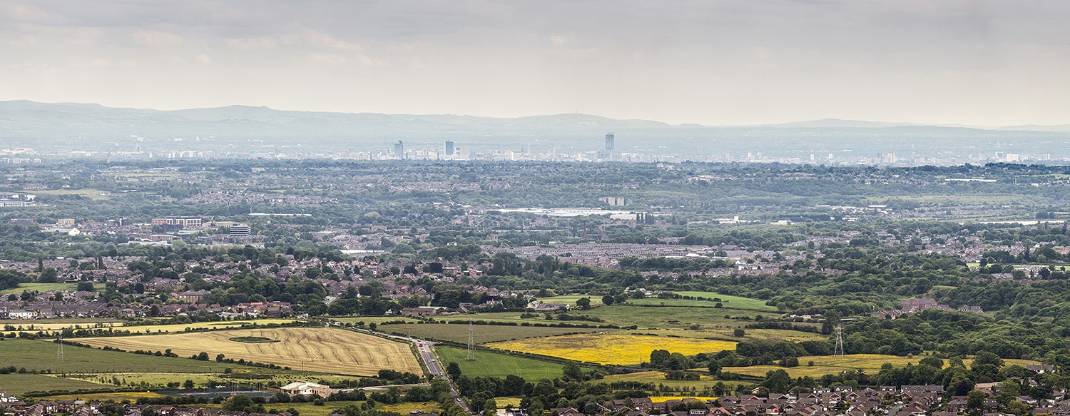 Holcombe Hill Skyline Colour Manchester Landscapes Bury