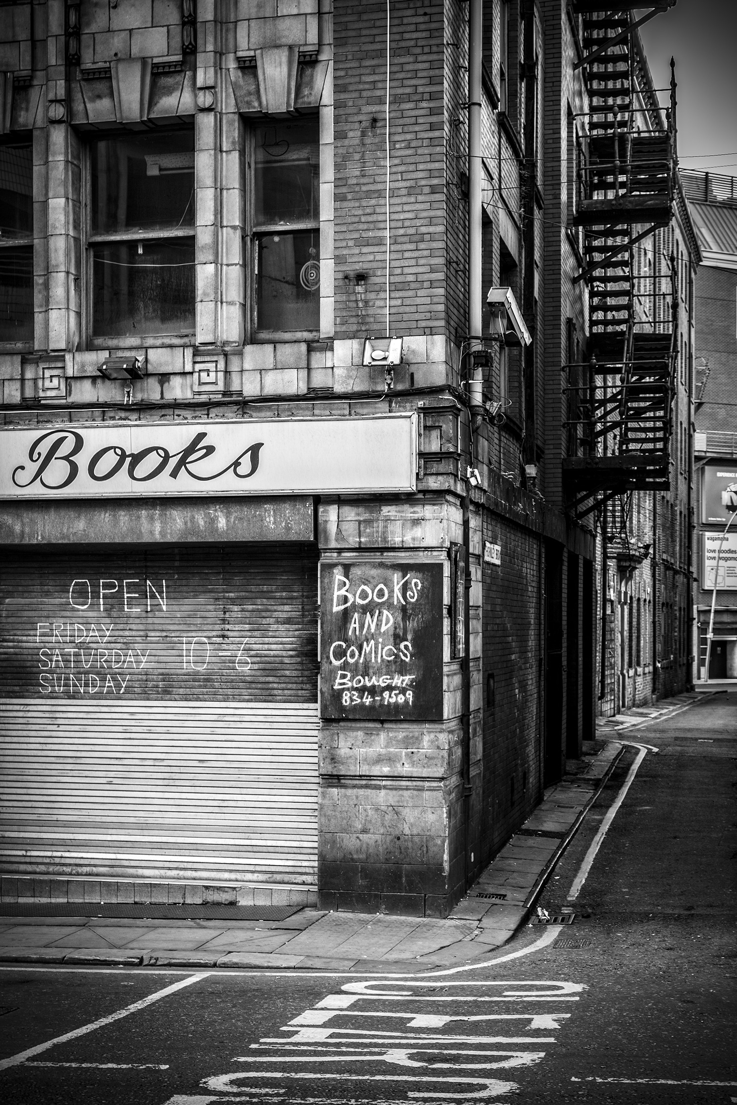 Books and Comics Shudehill Manchester Landscapes Architecture