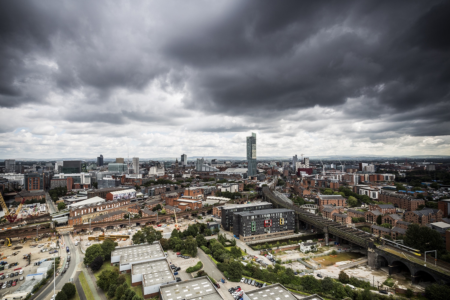 ‘Developing Manchester’ Skyline Manchester Landscapes Beetham Tower