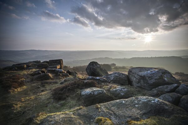 Dramatic Carhead Rocks, Peak District Peak District Landscapes Carhead Rocks 2