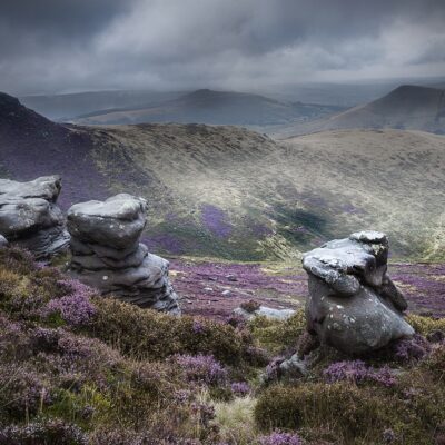 Edale From Kinder Scout Peak District Landscapes colour