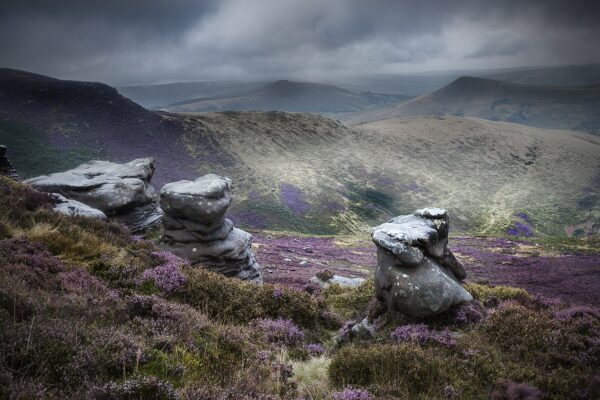 Edale From Kinder Scout Peak District Landscapes colour 2