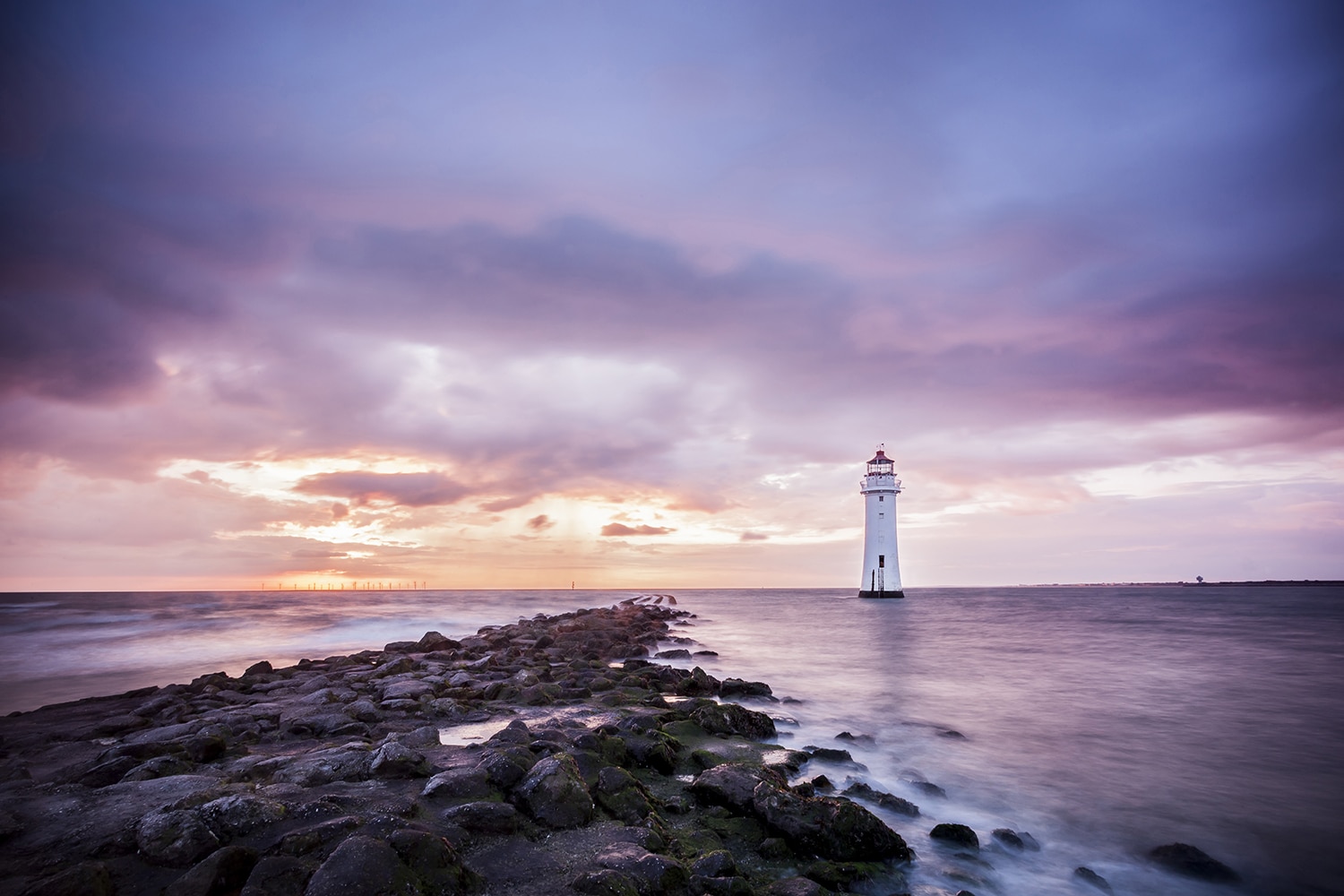 ‘Firesky’ New Brighton Liverpool Coastal Landscapes Coastal