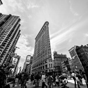 New York Street scene ‘The Flatiron District’ New York Landscapes Architecture