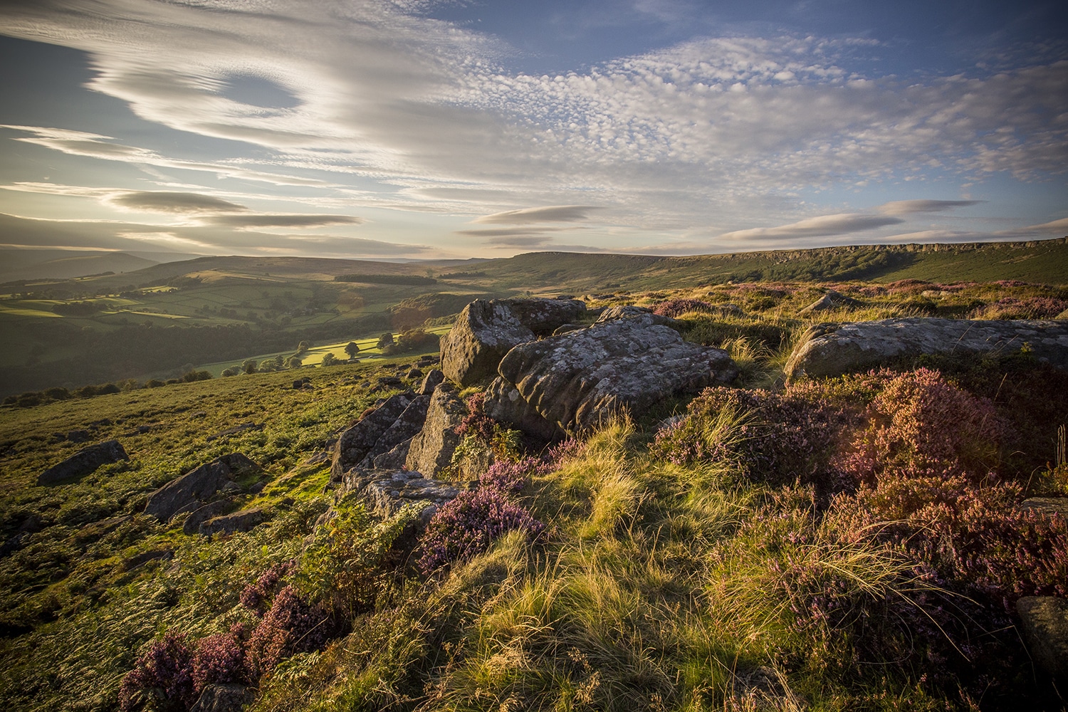 The Glorious Peak District, Colour Photo Peak District Landscapes Clouds