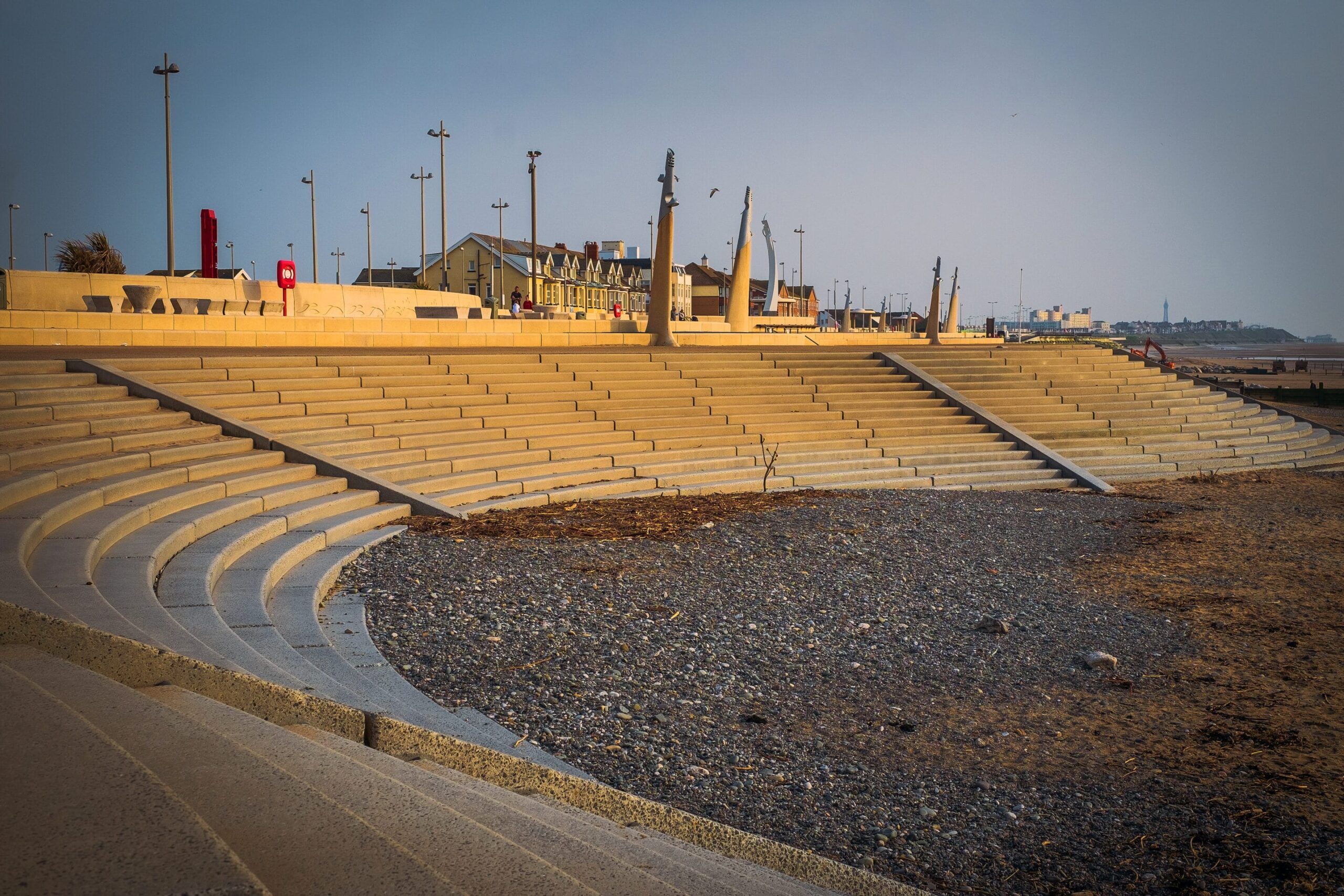 Golden Cleveleys, Flyde Coast Coastal Landscapes Blackpool Tower