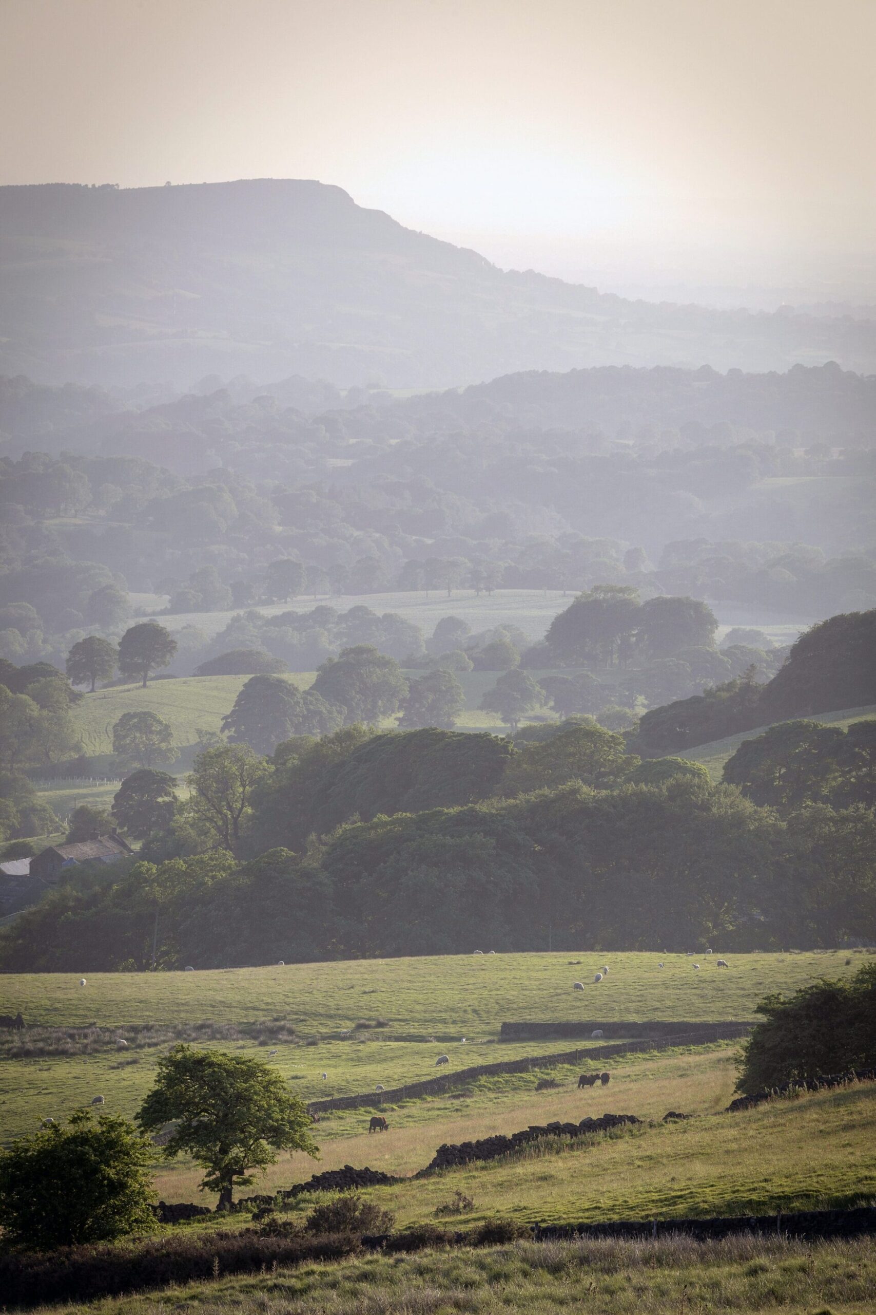 ‘Grazing the White’ Peak District Colour Photo Peak District Landscapes Clouds