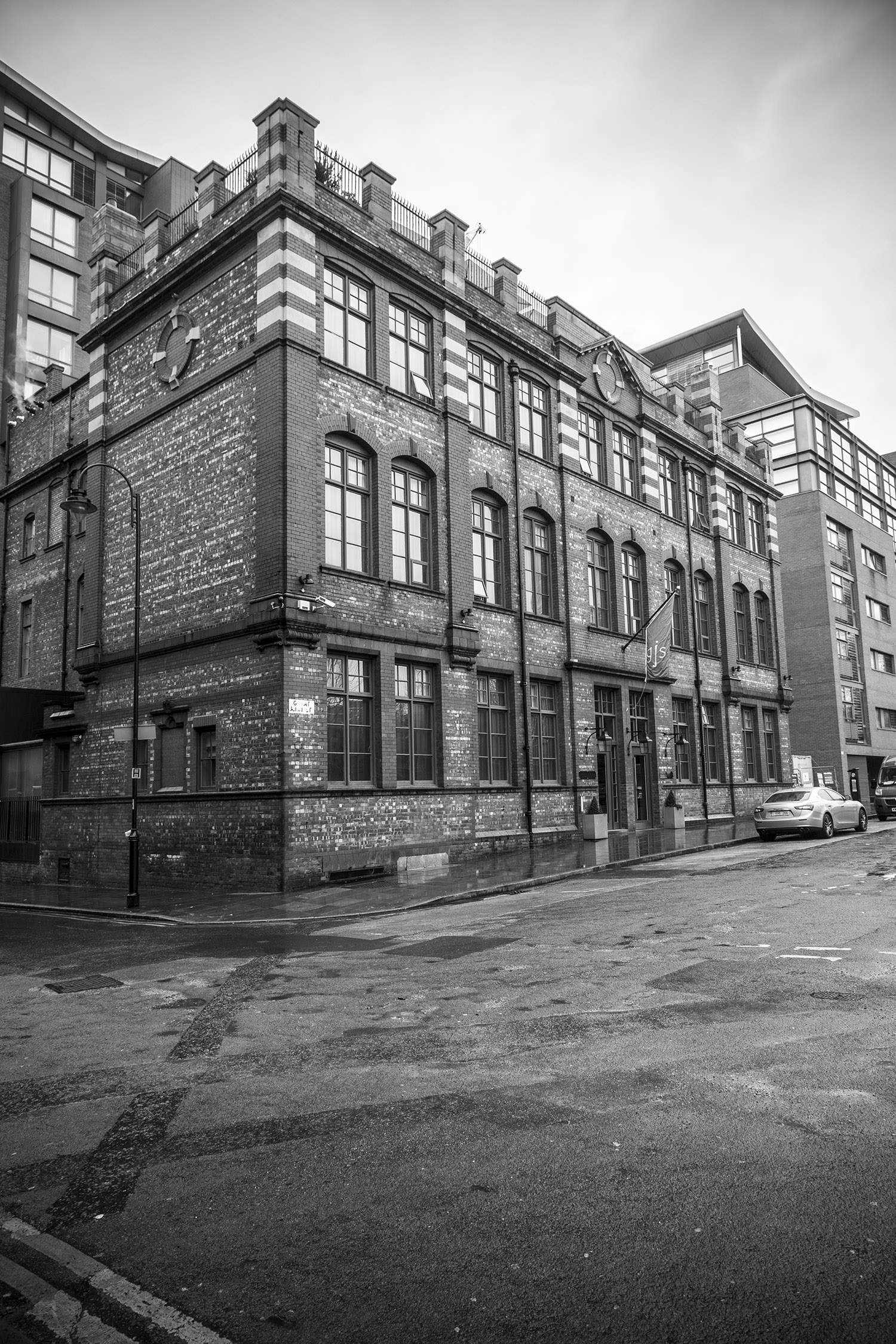 Great John Street Hotel Manchester Black and White Portrait Manchester Landscapes Architecture