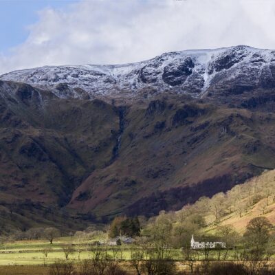 Hartsop Valley, Panoramic Canvas Print Lake District Landscapes Canvas