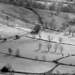 Hope Valley Fields, Landscape Photography Peak District Landscapes Black&White