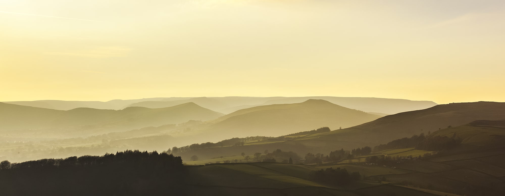 Hope Valley Landscape Canvas Panoramic Landscapes Canvas