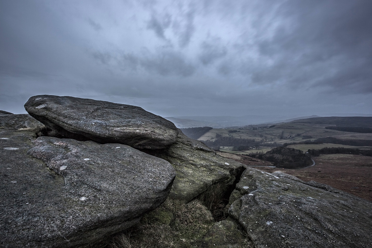 Hope Valley & Stanage Edge Peak District Landscapes Colour Photo