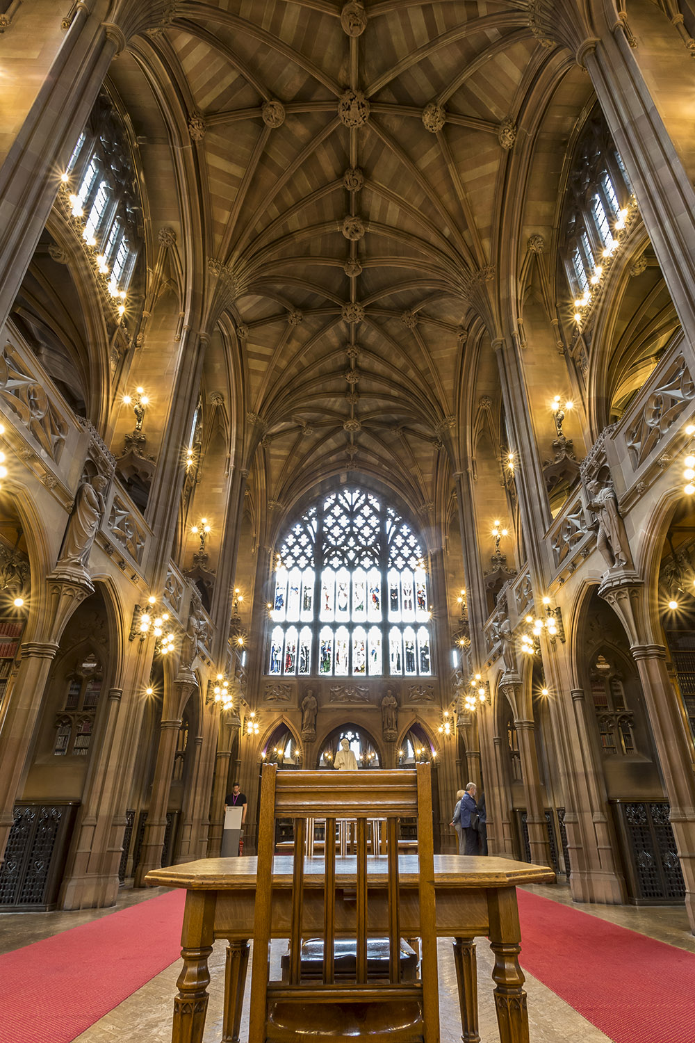 John Rylands Library Interior Portrait Photograph Manchester Landscapes Architecture