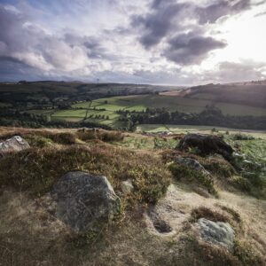 Light Over Froggatt Edge, Peak District Peak District Landscapes Clouds
