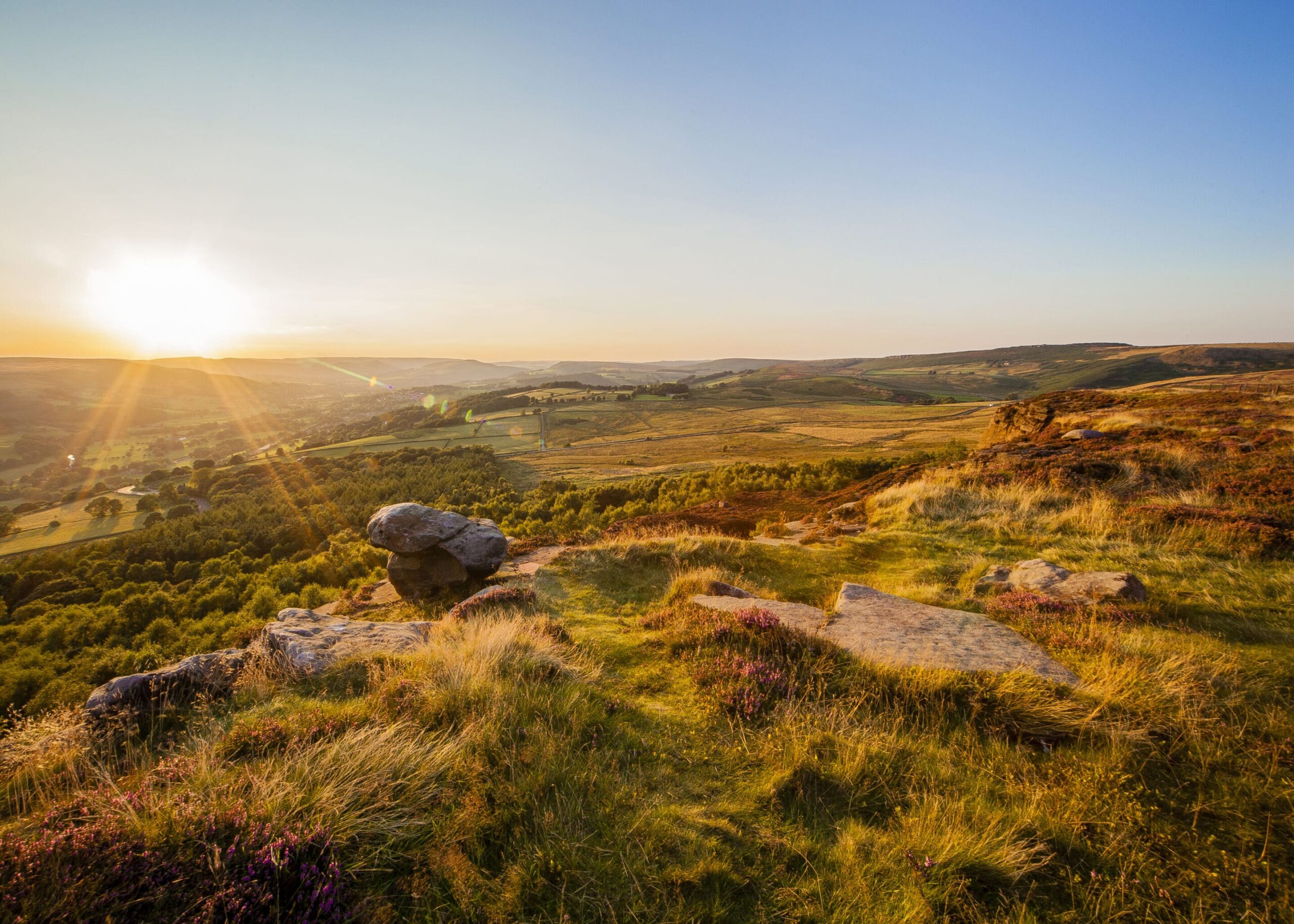 Peak District Sunset, Fine Art Photography Peak District Landscapes Clouds