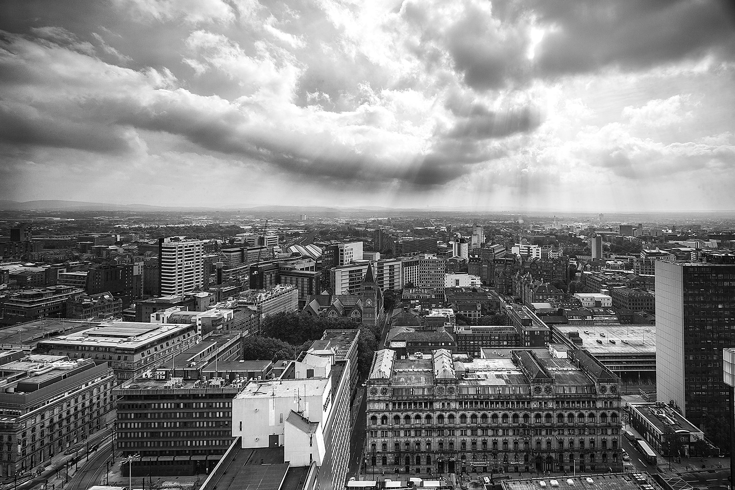 Manchester City Centre Landscape Skyline Manchester Landscapes Architecture