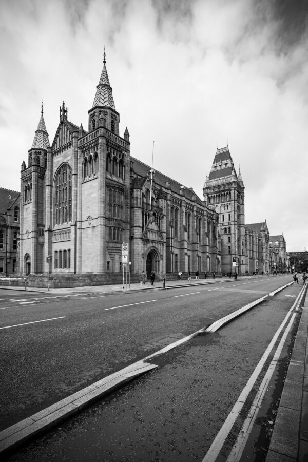 University of Manchester, Black & White Print Manchester Landscapes Architecture 2