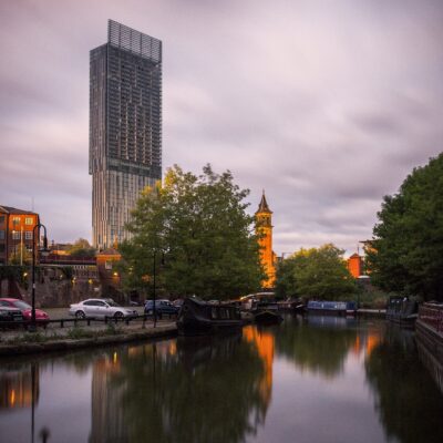 Manchester Urban Sunset landscape Manchester Landscapes Architecture