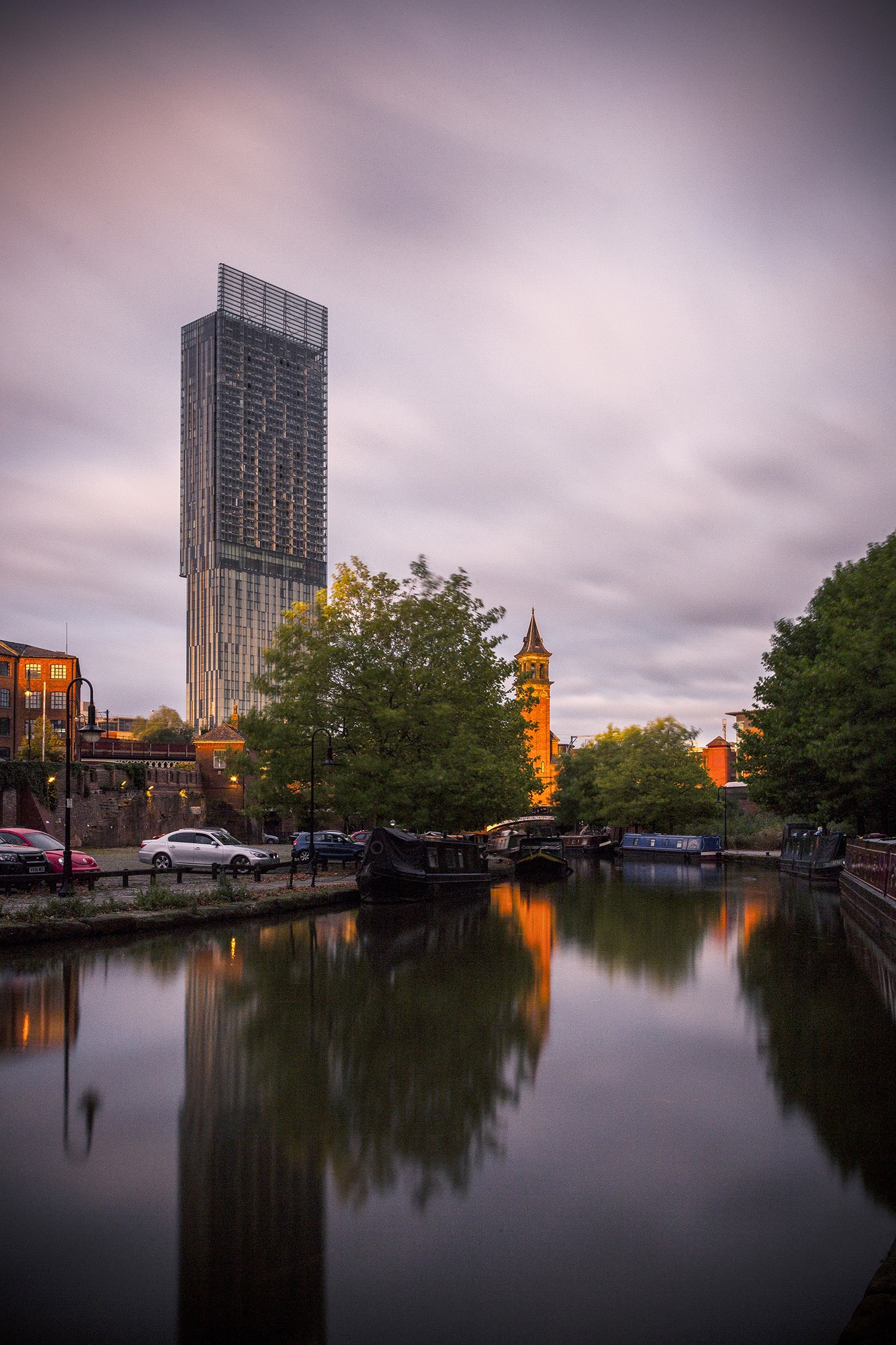 Manchester Urban Sunset landscape Manchester Landscapes Architecture