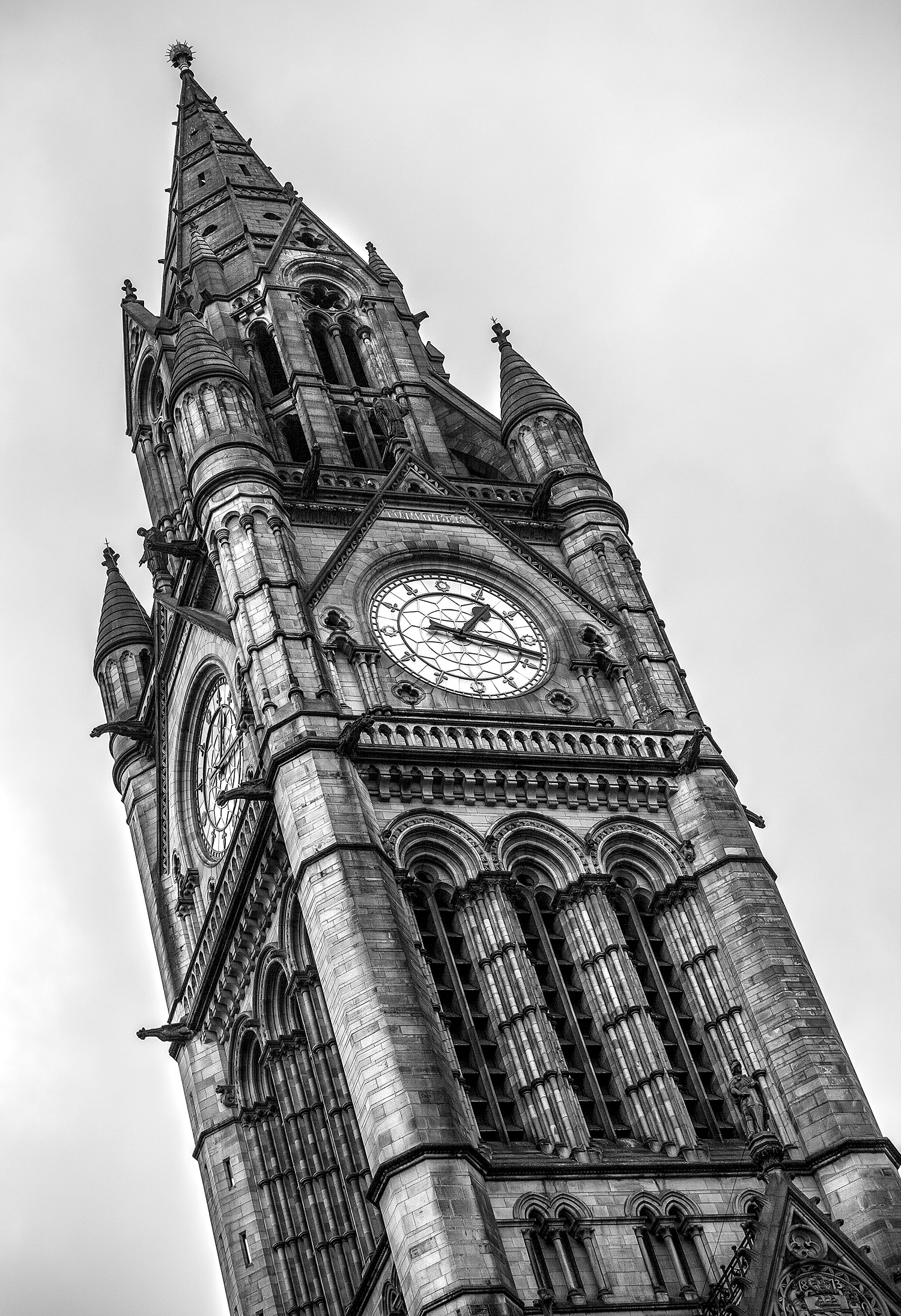 Manchester Town Hall Clock Tower Manchester Landscapes Architecture