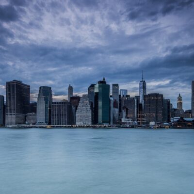 Manhattan Island Skyline, New York New York Landscapes Architecture