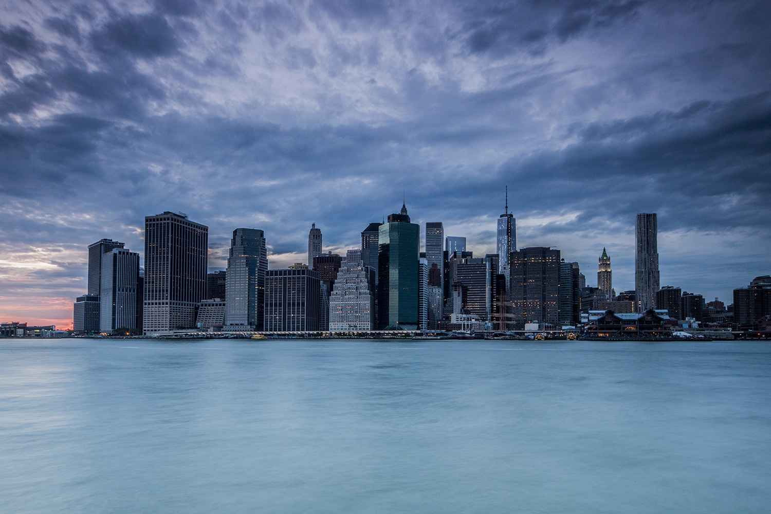 Manhattan Island Skyline, New York New York Landscapes Architecture