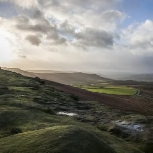 Morning Light In The Peak District Peak District Landscapes Clouds
