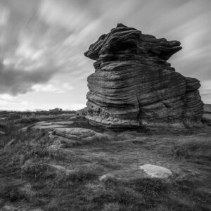 Mother Cap, Black & White Landscape Peak District Landscapes Black&White