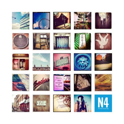N4 Manchester – Limited Edition Print of the Northern Quarter Poster Art and Gift Ideas gifts