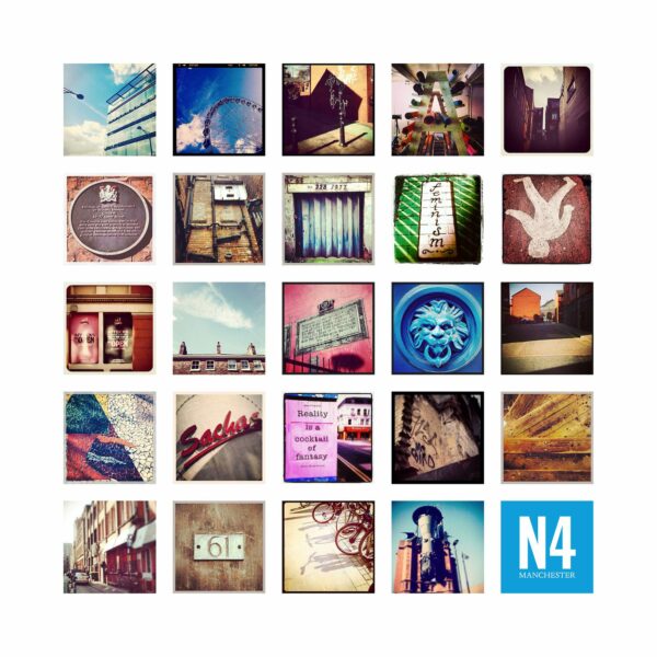 N4 Manchester – Limited Edition Print of the Northern Quarter Poster Art and Gift Ideas gifts 2