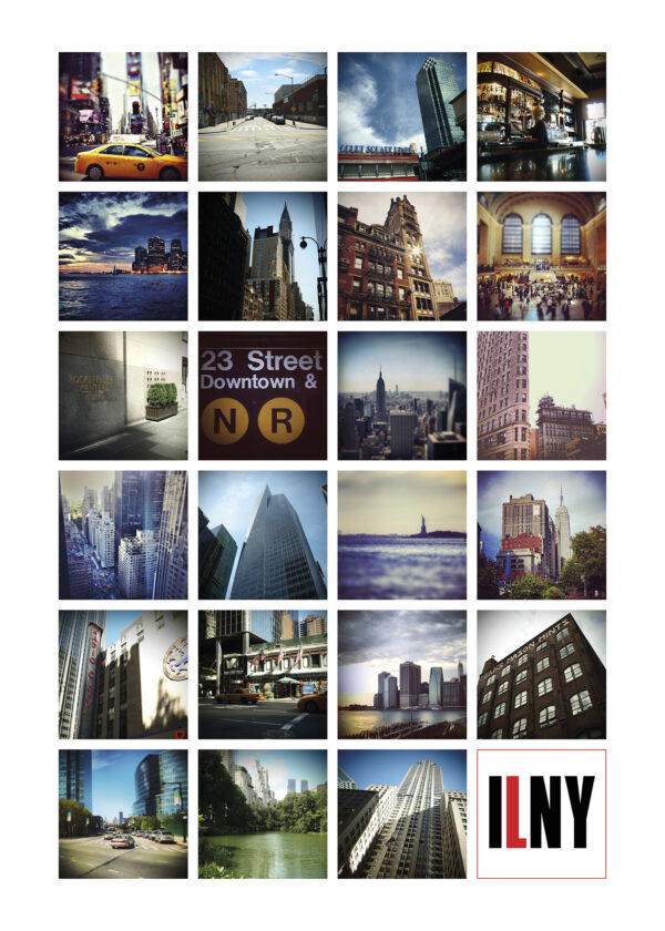 I Love New York Poster – Limited Edition Poster Art and Gift Ideas Collage 2