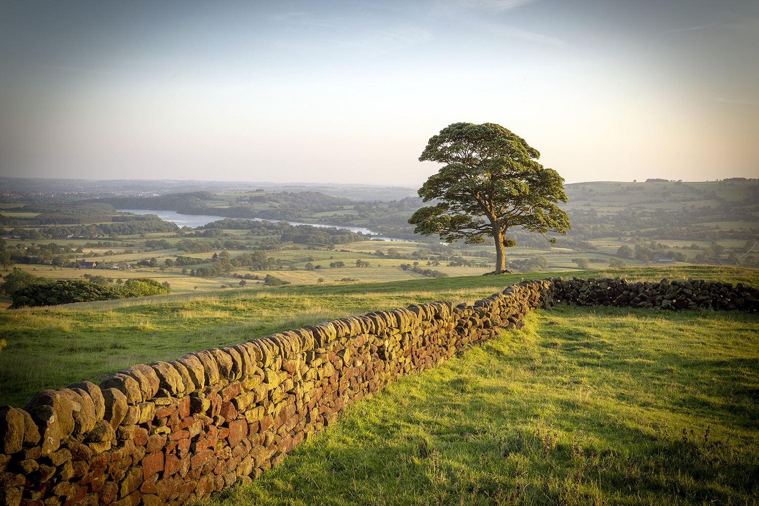 Peak District ‘Tree’ Colour Photograph Peak District Landscapes Clouds