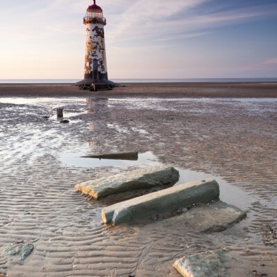 Point of Ayr Lighthouse, Talacreh Coastal Landscapes Clouds
