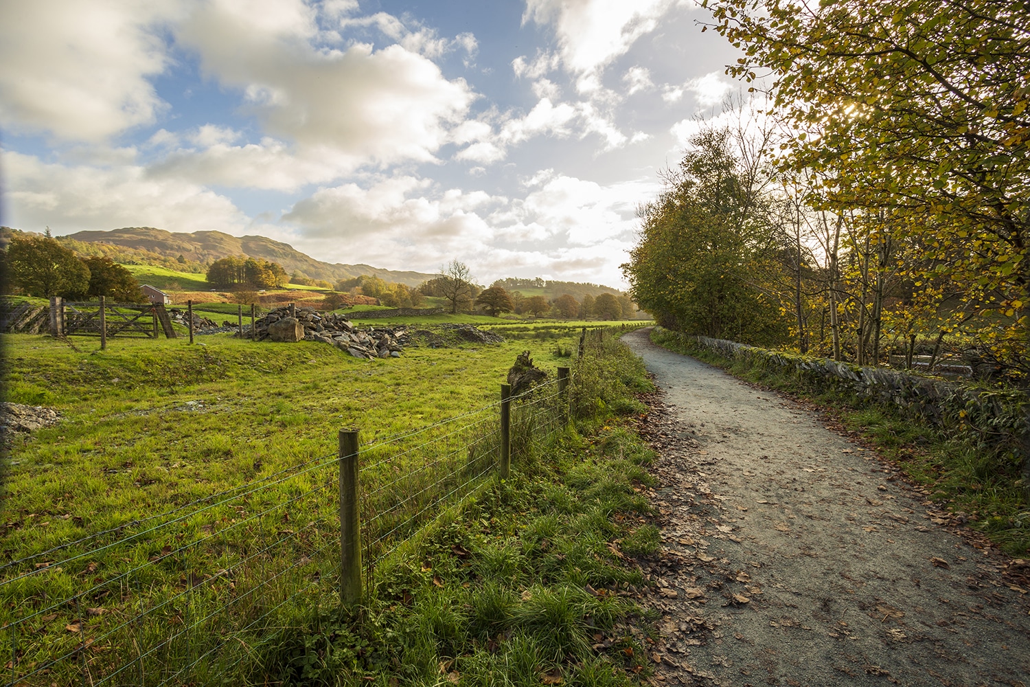 Elterwater, River Brathay Lake District Landscapes Autumn