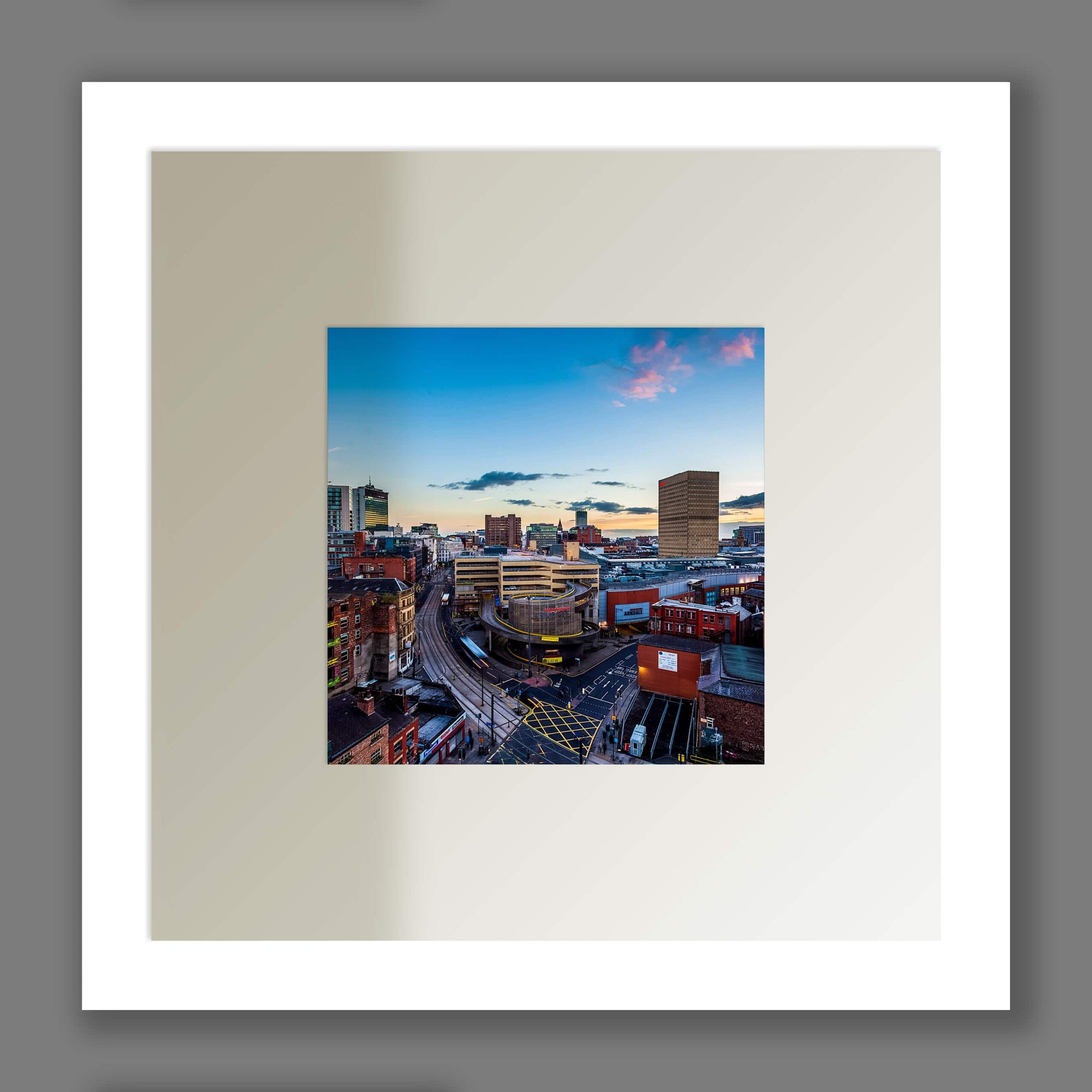 Manchester Skyline at Sunset | Micro Manchester Series Micro Manchester colour 2