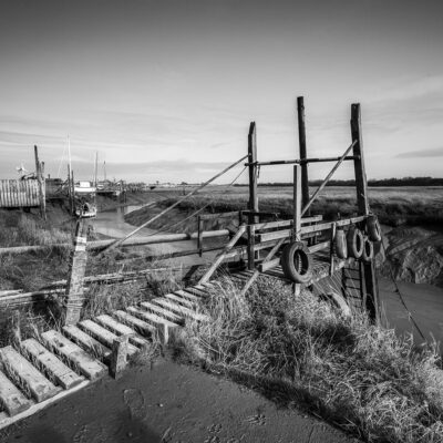 Skippool Creek Black and white photograph Coastal Landscapes Black and White