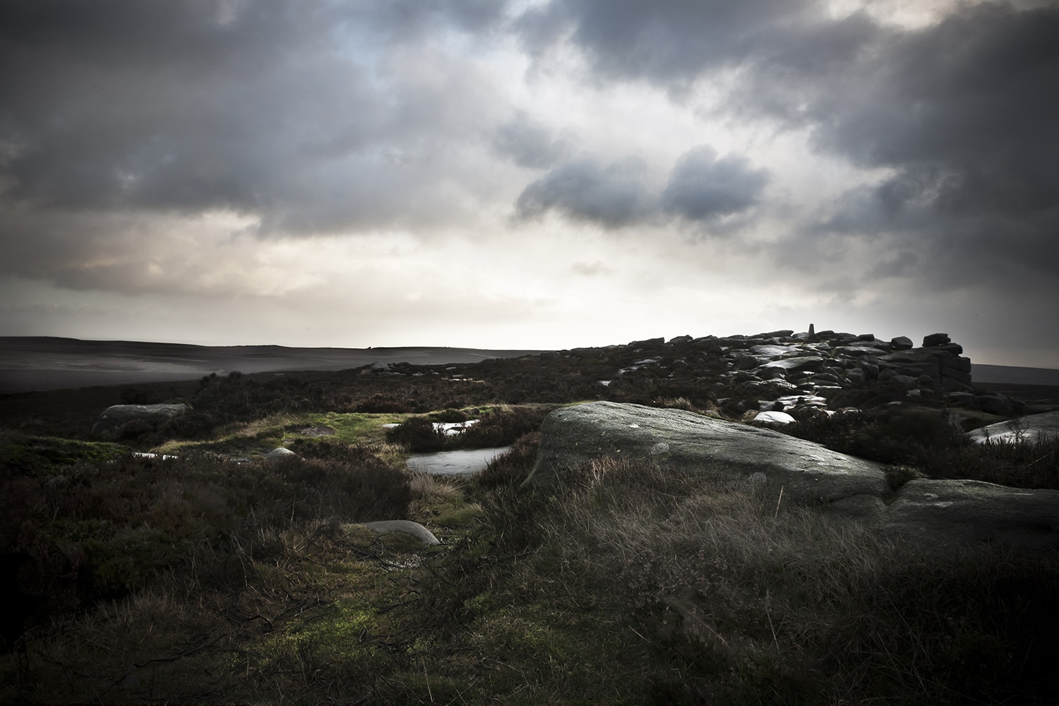 Stanage Edge, Fine Art Photographic Print Peak District Landscapes Clouds