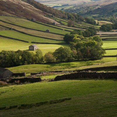 Sweeping Countryside in Swaledale, Yorkshire Yorkshire Landscapes Autumn